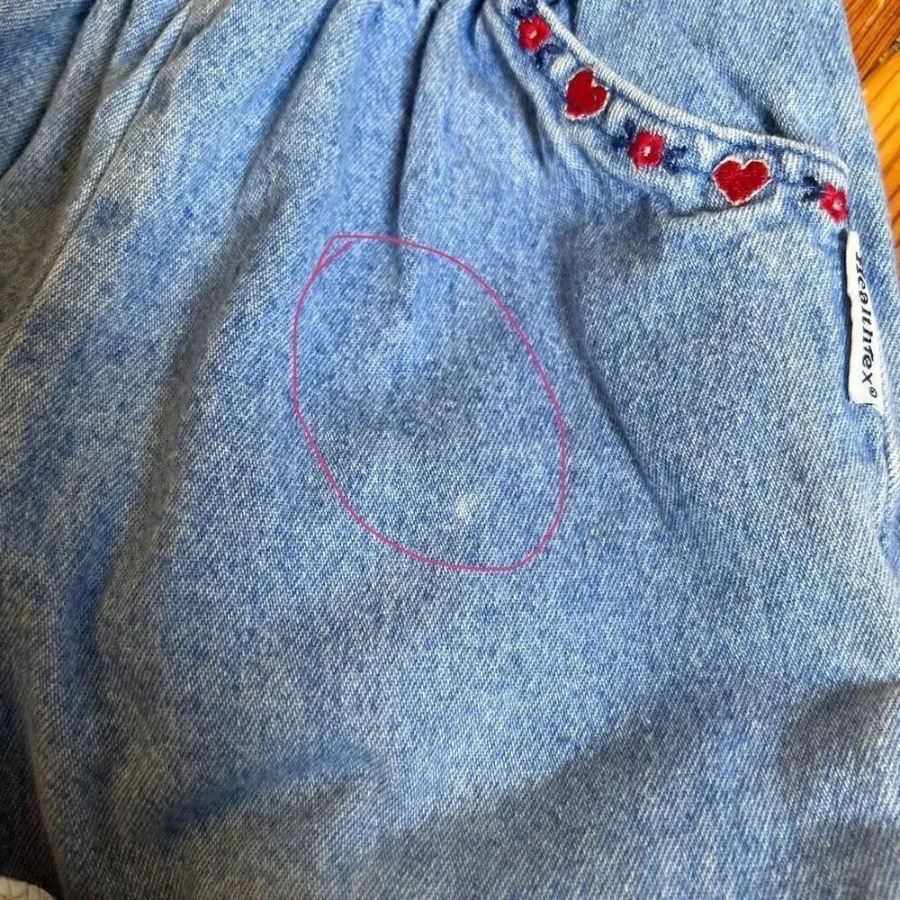 Vintage Healthtex Embroidered Bubble Jeans